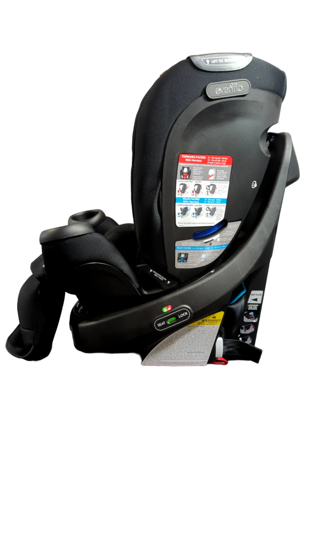 Evenflo Revolve 360 Extend Rotational Convertible Car Seat, 2024, Revere Gray - Image 3