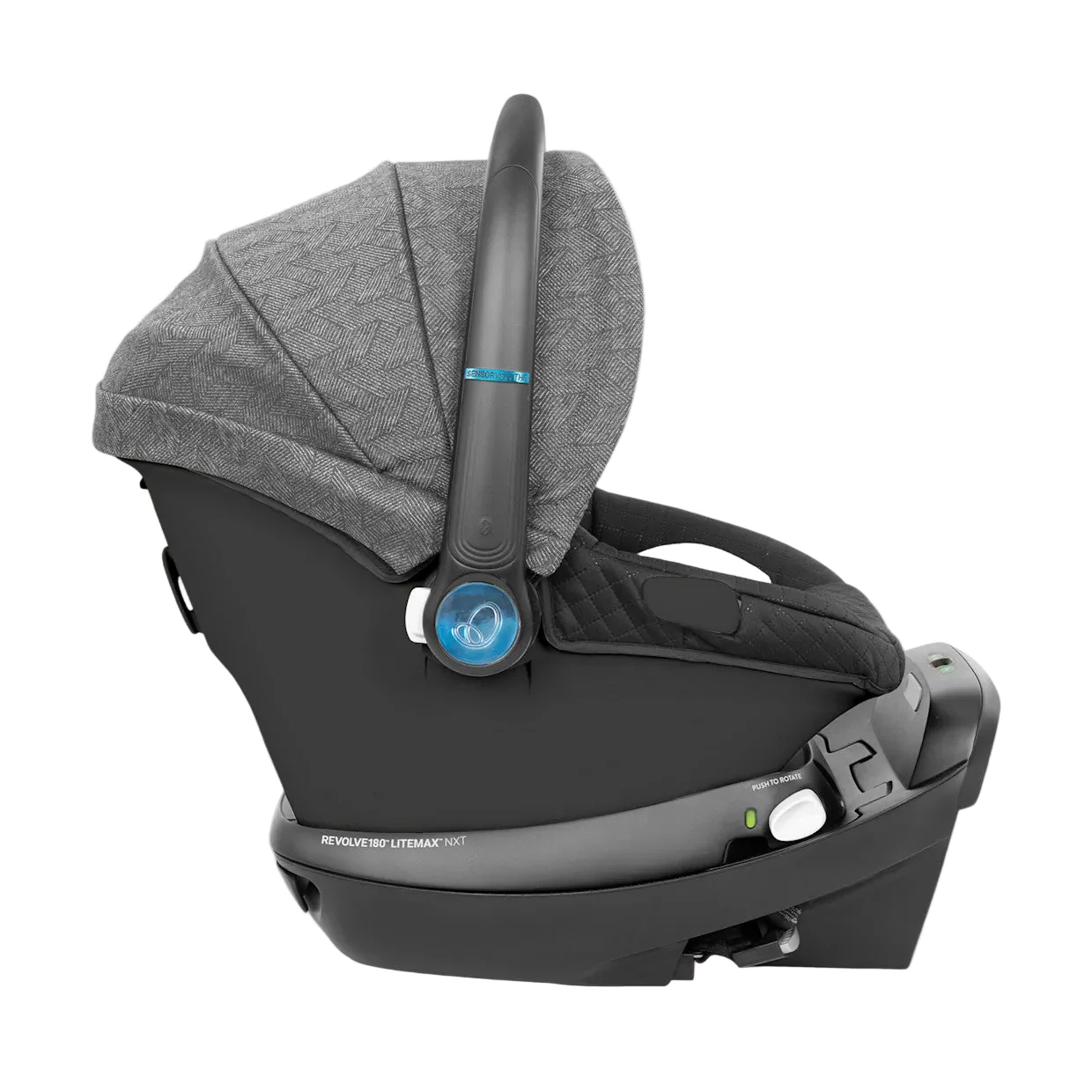 Evenflo Shyft Intuiti Travel System with Revolve180 LiteMax NXT Rotational Infant Car Seat, 2024, Angler Tweed, Plus w/ Sensory Soothe - Image 4