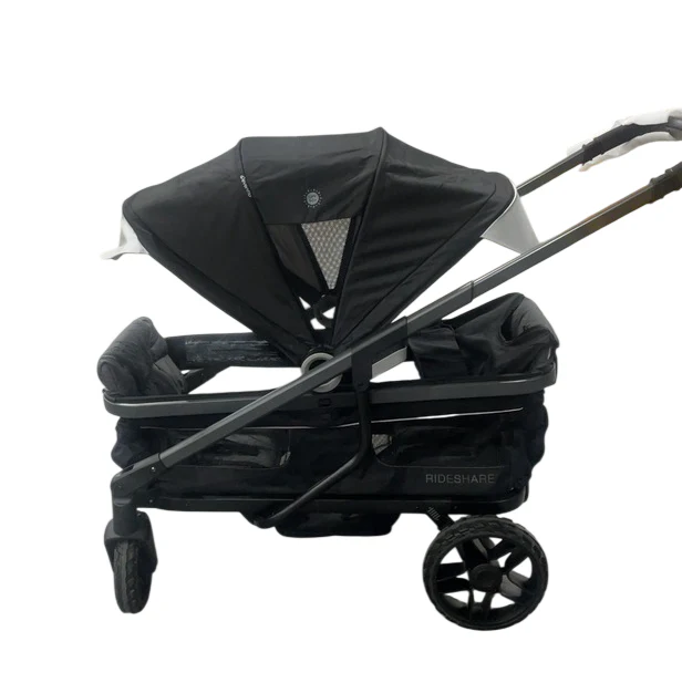 Evenflo Shyft Rideshare All-Terrain Performance Stroller Wagon, 2024, Sterling Black - Image 2