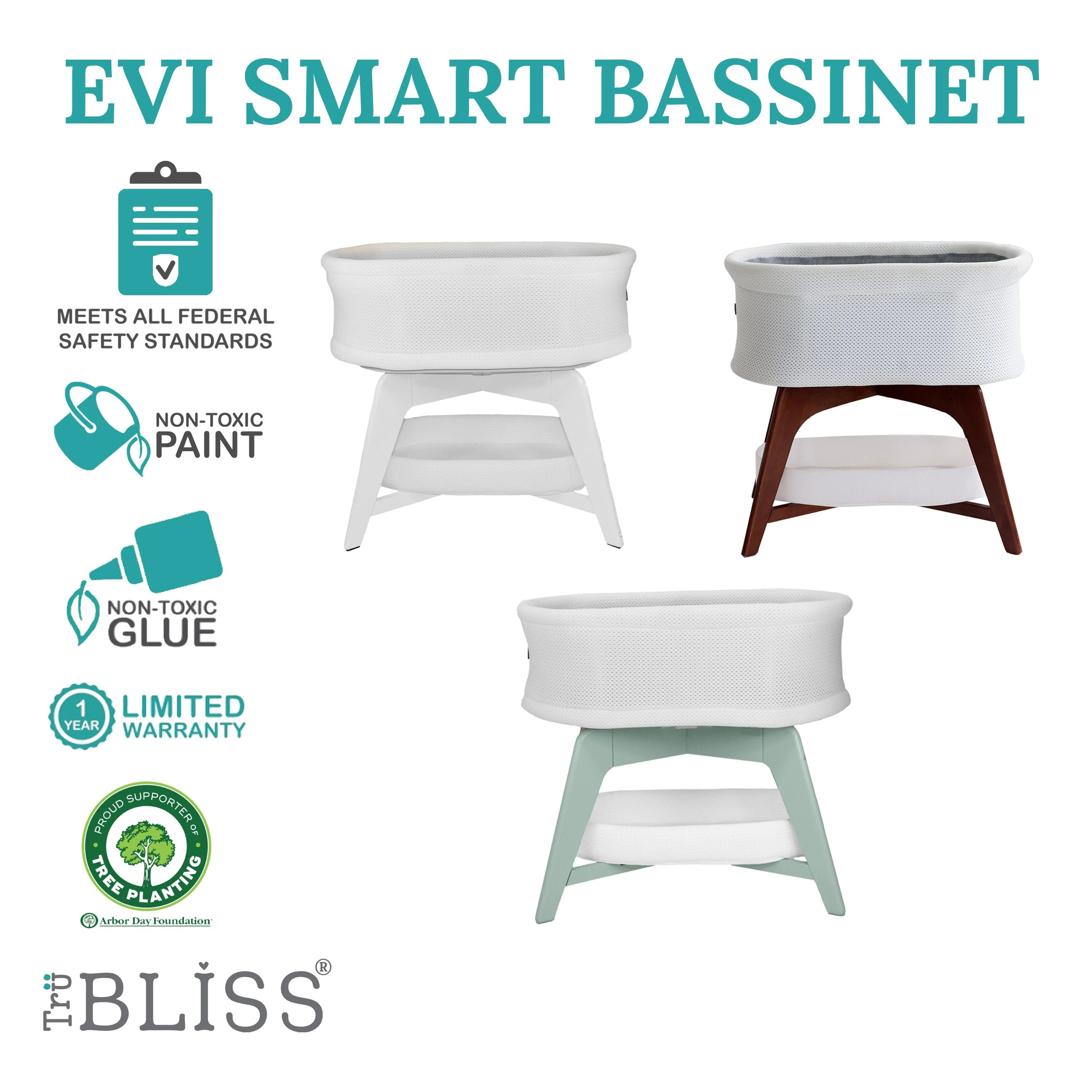 TruBliss® Evi Smart Bassinet - Image 9