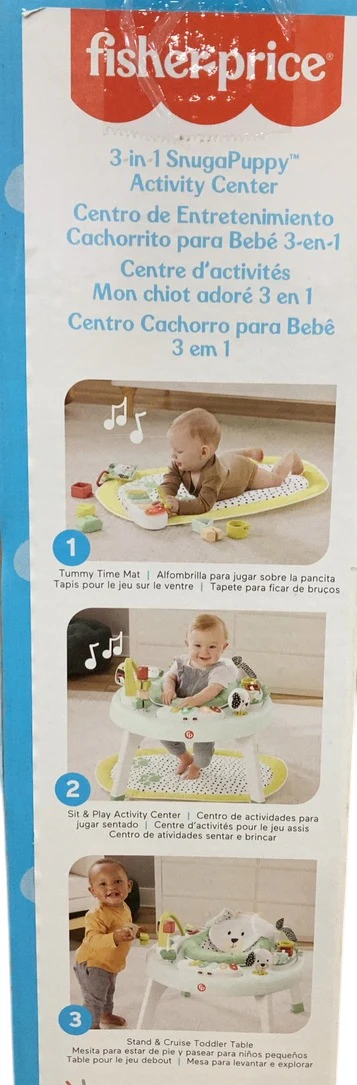 Fisher Price 3-In-1 Snugapuppy Baby Activity Center, Snugapuppy - Image 3