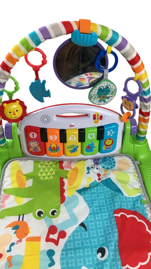 Fisher Price Deluxe Kick & Play Piano Gym, Green - Image 3