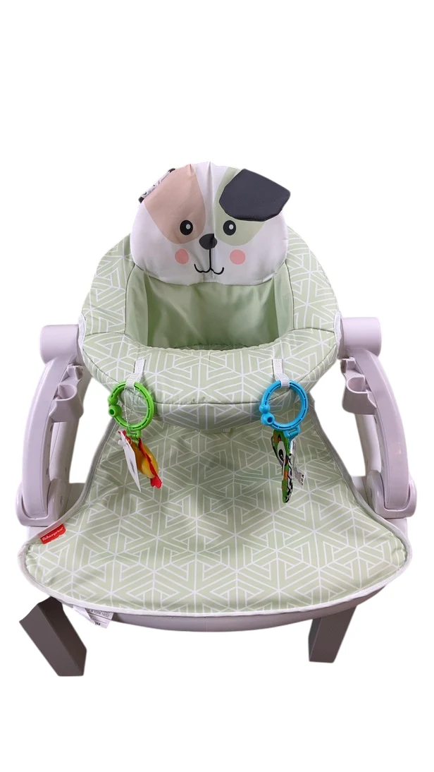 Fisher Price Premium Sit-Me-Up Floor Seat with Toy Tray, Puppy Perfection - Image 4