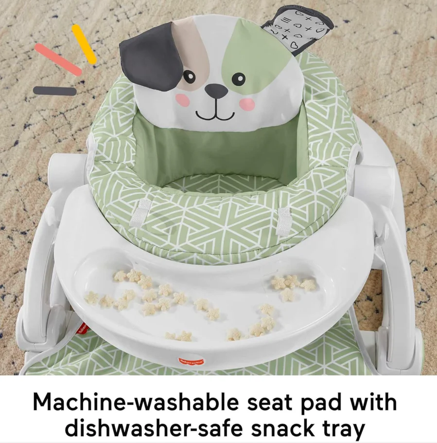 Fisher Price Premium Sit-Me-Up Floor Seat with Toy Tray, Puppy Perfection