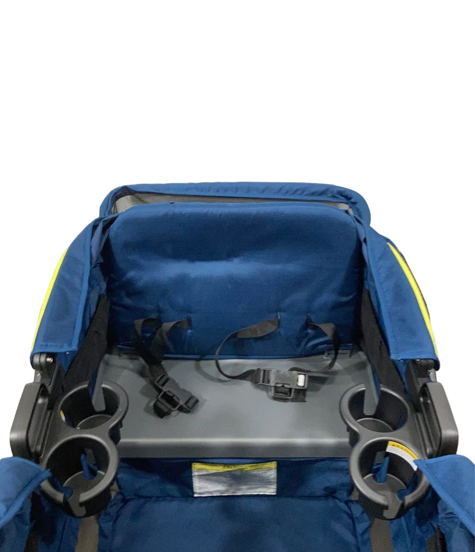 Gladly Family Anthem4 Classic 4 Seater All Terrain Wagon Stroller, Neon Indigo - Image 7
