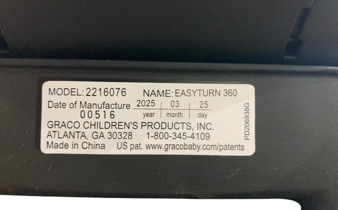 Graco EasyTurn360 2-in-1 Convertible Car Seat, 2025, Solae - Image 6