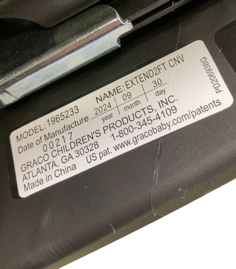Graco Extend2Fit Convertible Car Seat, Kenzie, 2024 - Image 7