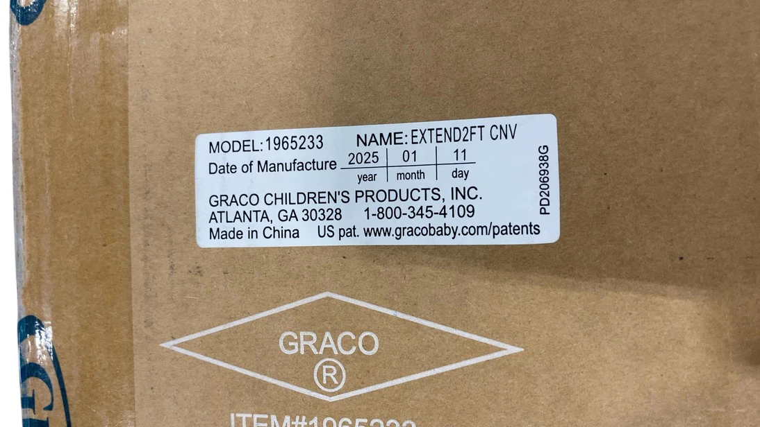 Graco Extend2Fit Convertible Car Seat, Kenzie, 2025 - Image 3
