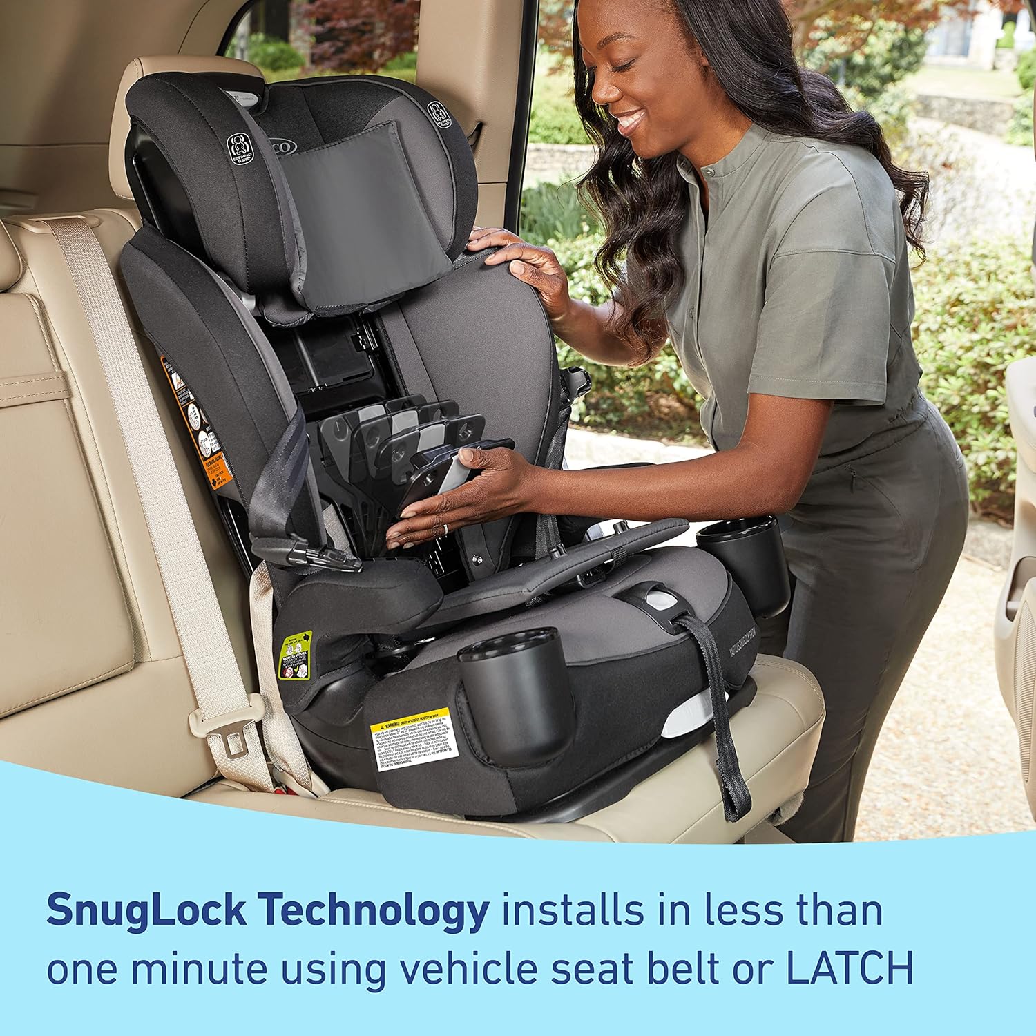Graco Nautilus Snuglock Grow Booster, 2022, Franco - Image 3