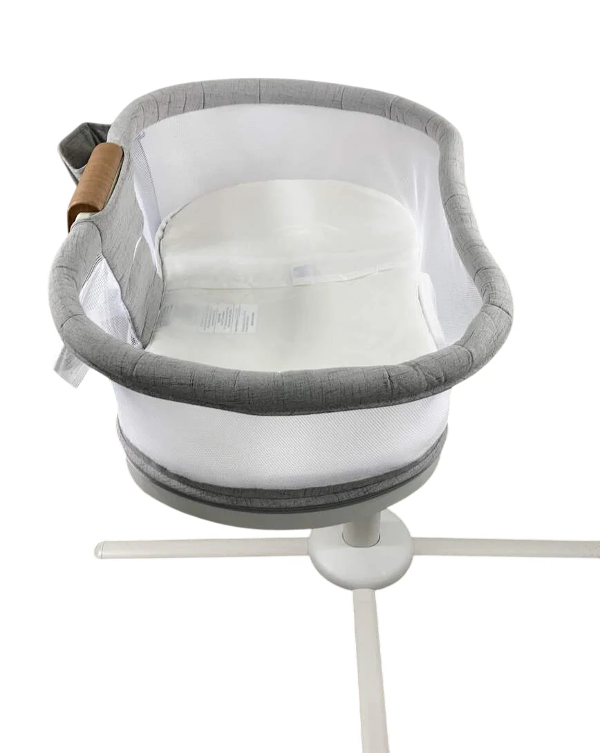 Halo BassiNest Swivel Sleeper Luxe Series, Dove Grey Tweed - Image 3