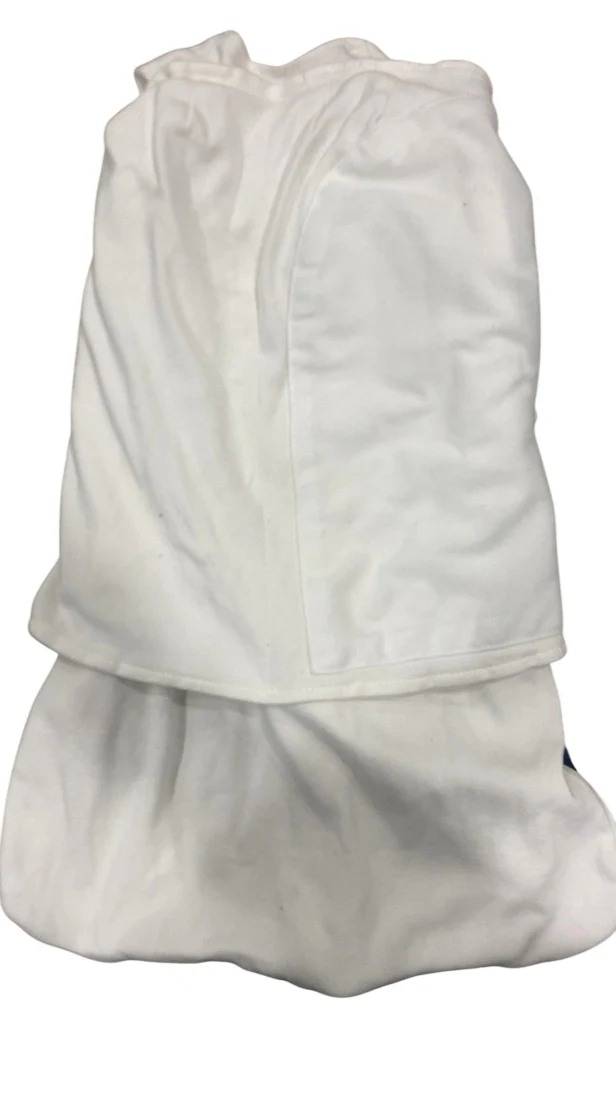 Halo Organic Cotton SleepSack Swaddle, Newborn, White - Image 3