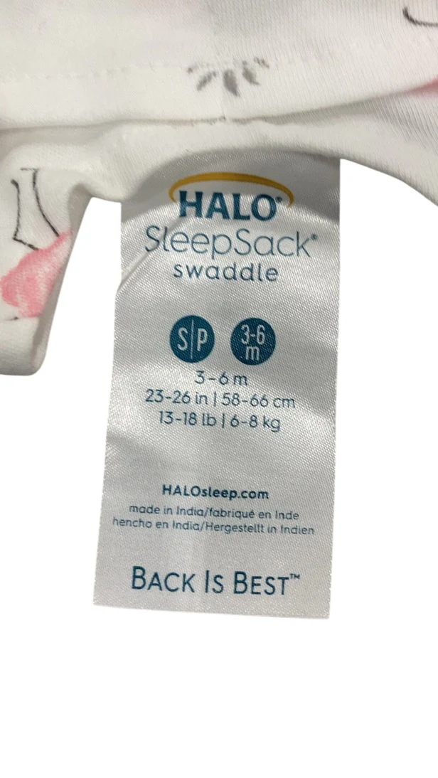 Halo SleepSack Swaddle, Flamingo, Small - Image 4