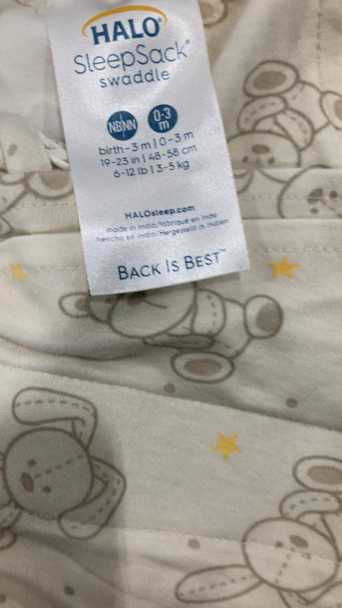 Halo SleepSack Swaddle, Floppy Friends, Newborn - Image 4