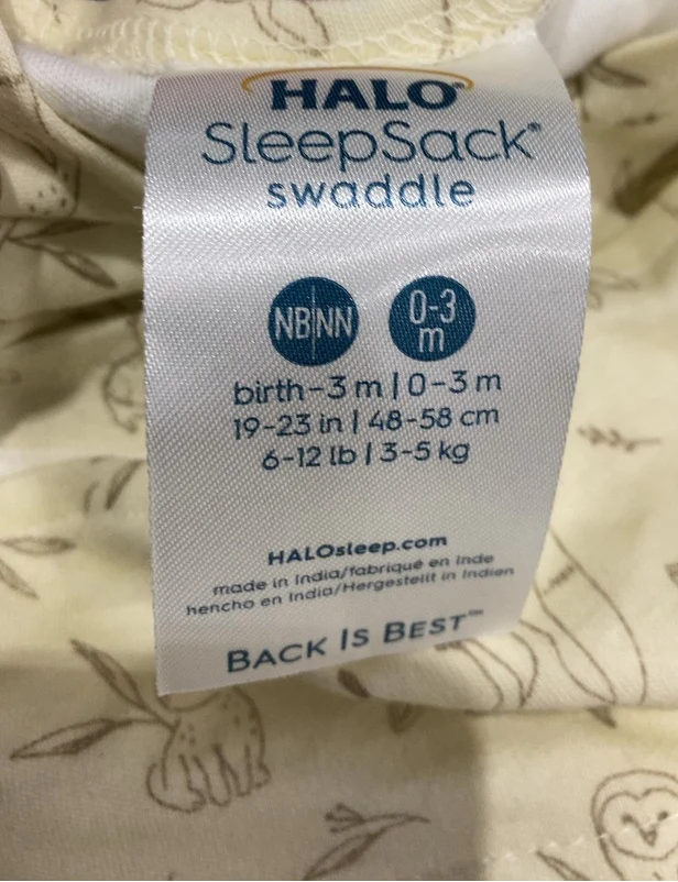 Halo SleepSack Swaddle, Forest Lullaby, Newborn - Image 2