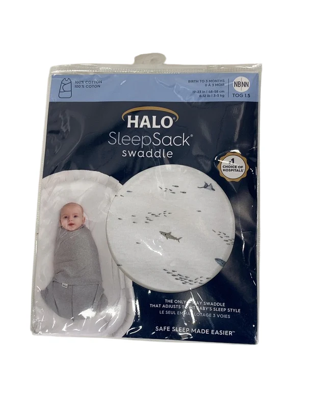Halo SleepSack Swaddle, Newborn, Ocean Life - Image 2