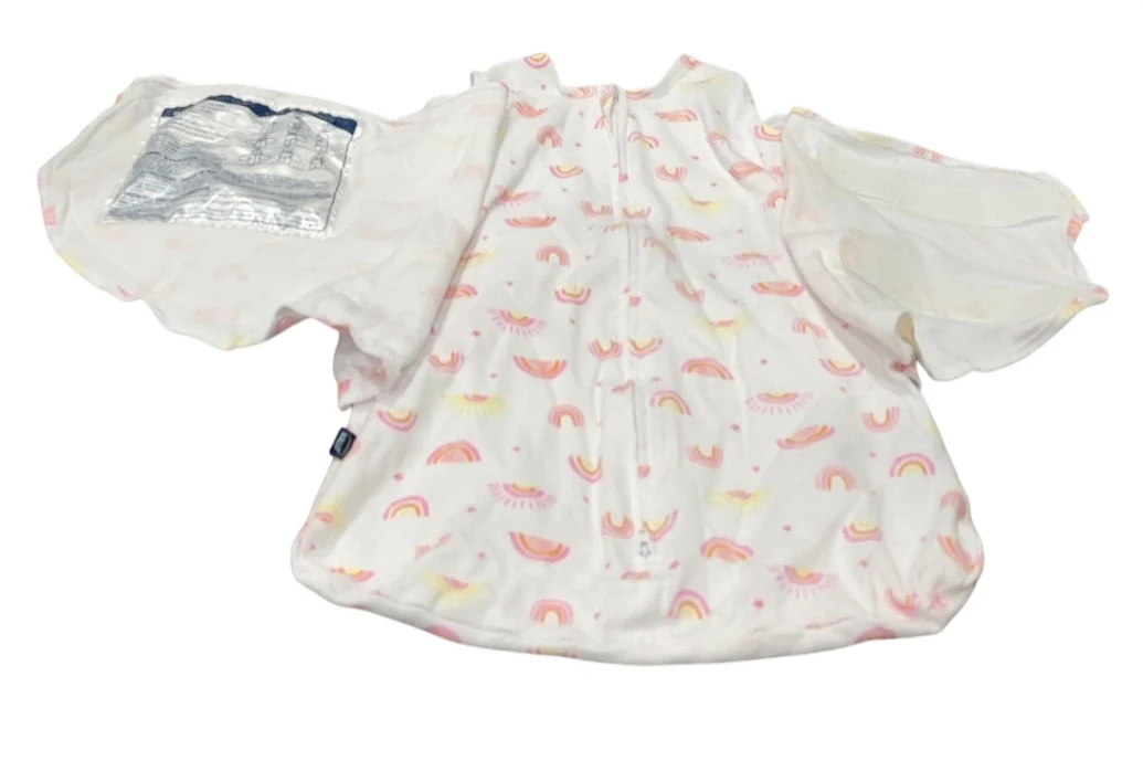 Halo SleepSack Swaddle, Newborn, Sunshine Rainbows - Image 3