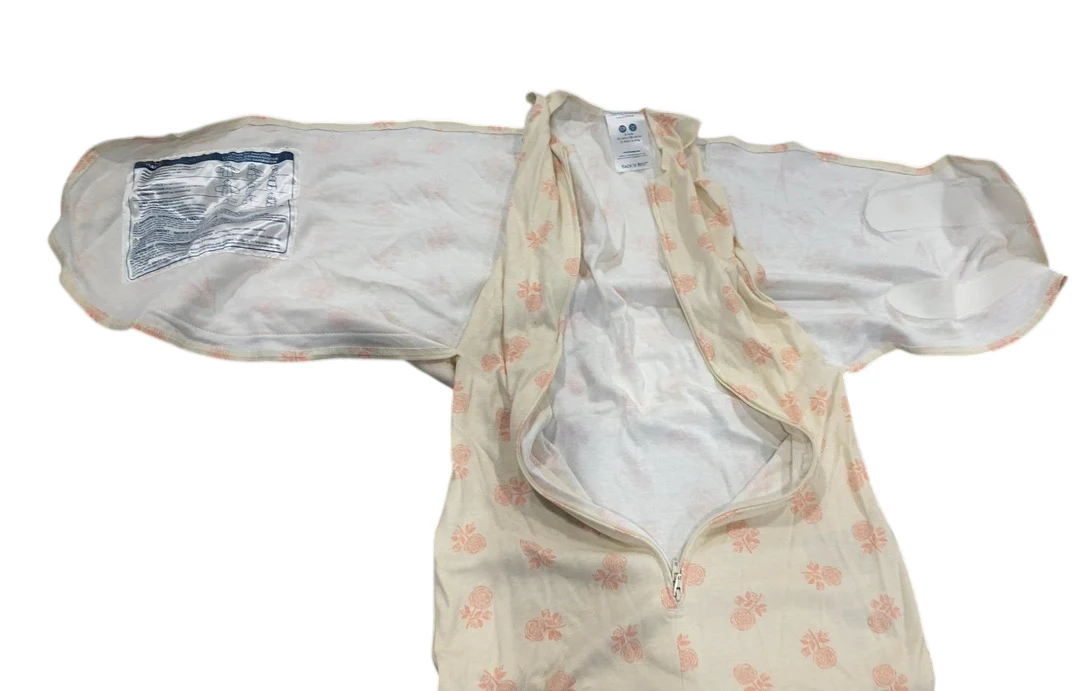 Halo SleepSack Swaddle, Rose Toss Blush, Small 3-6 Months - Image 2