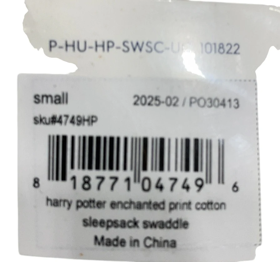 Halo SleepSack Swaddle, Small, Harry Potter Enchanted - Image 3