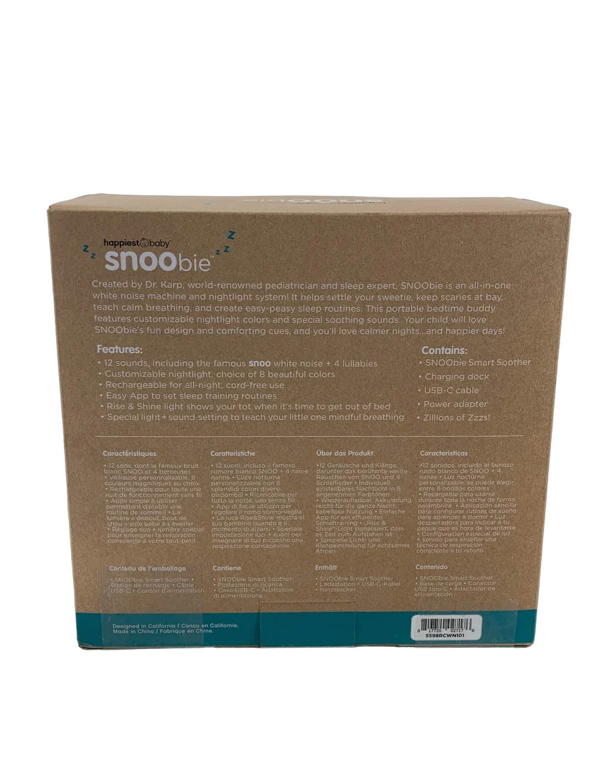 Happiest Baby SNOObie Smart Soother, Gray - Image 3