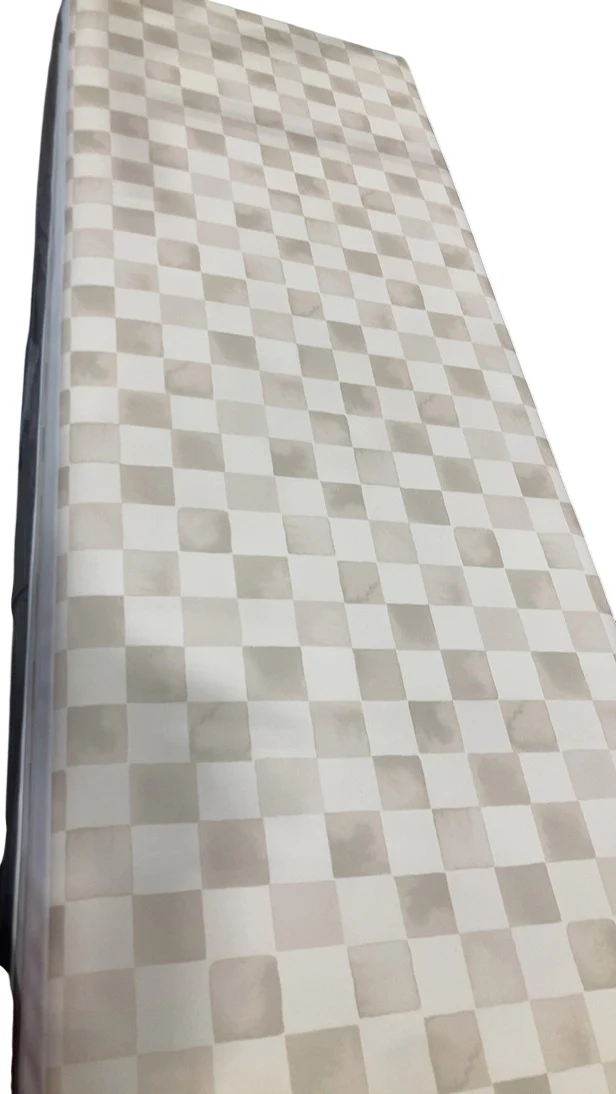 House of Noa Tumbling Mat, 4x6, Checker Almond - Image 2