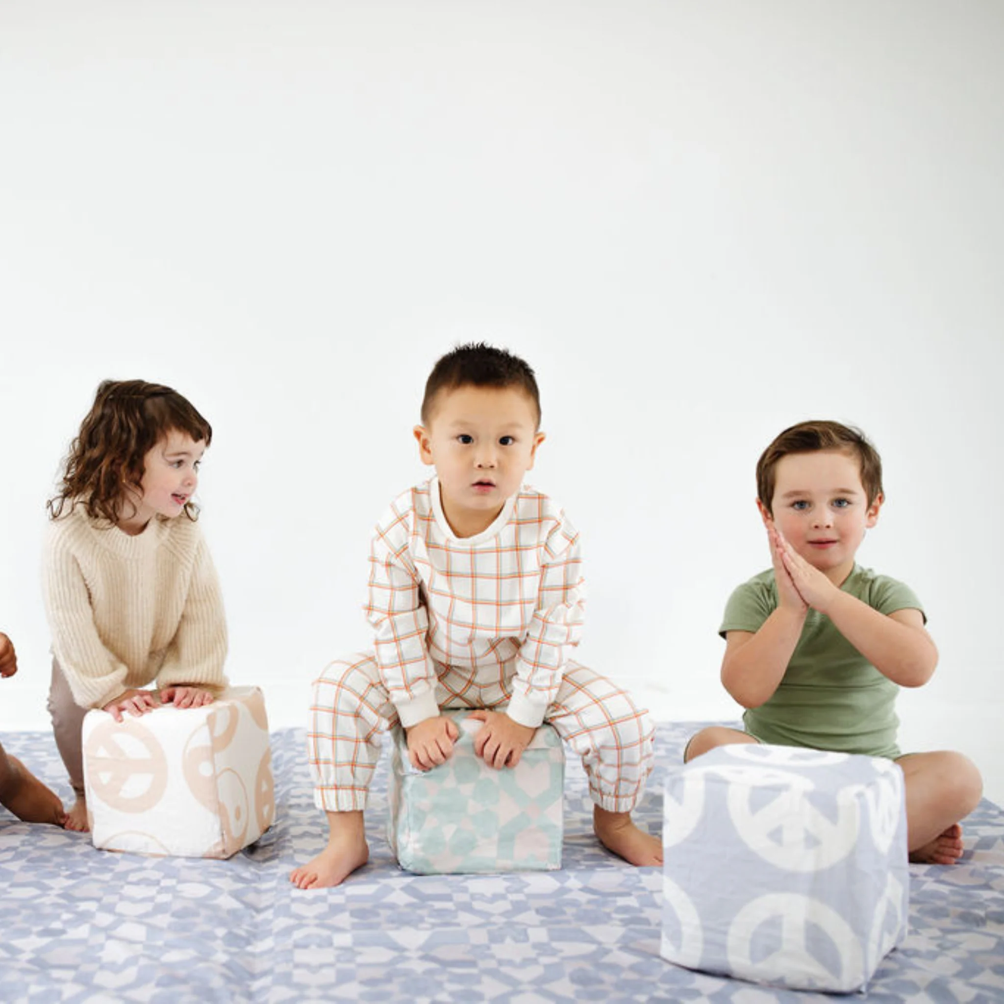 Toki Mats Padded Play Mat, Blue Tile Mat - Image 16