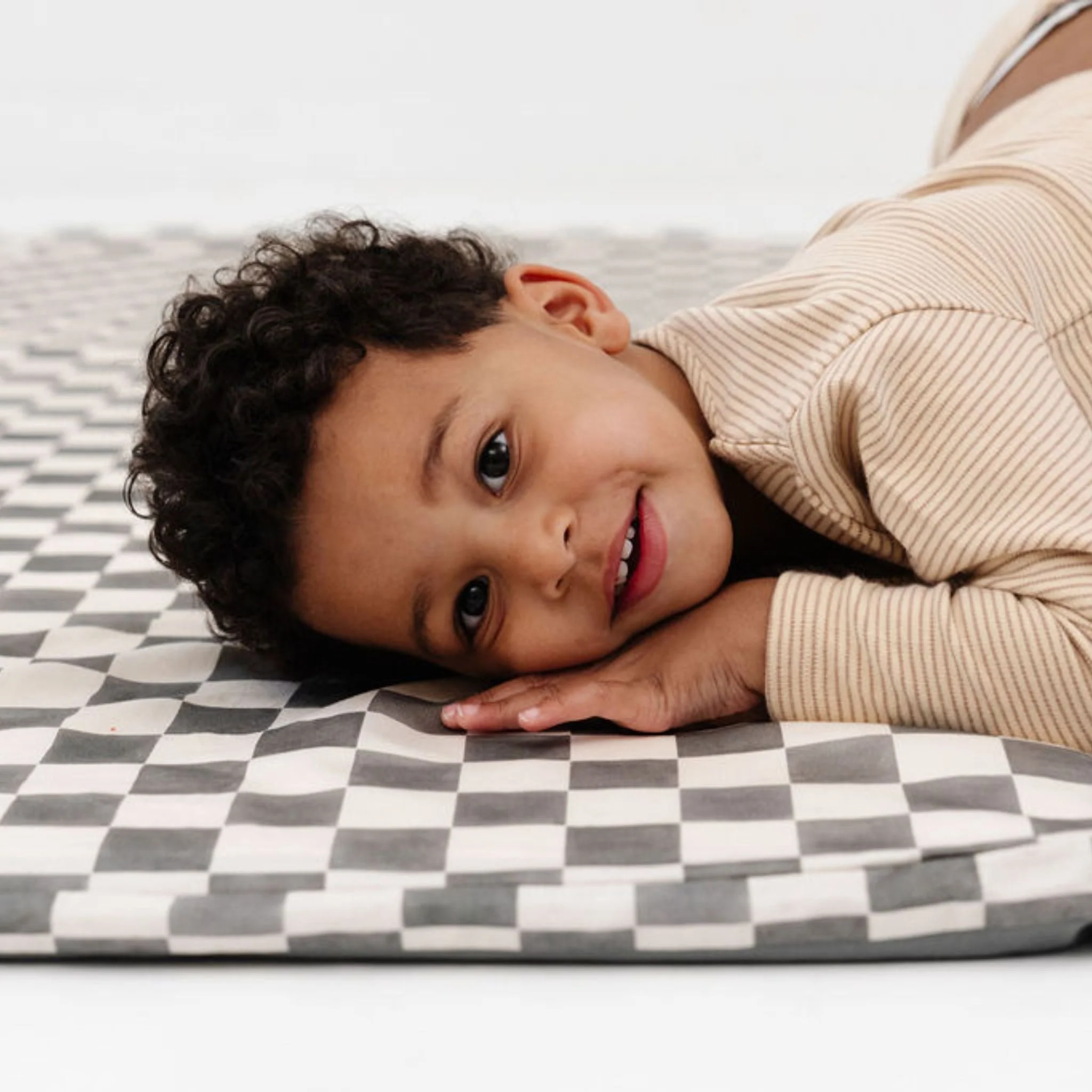 Toki Kids Checker Pepper Organic Cotton Mat - Image 15