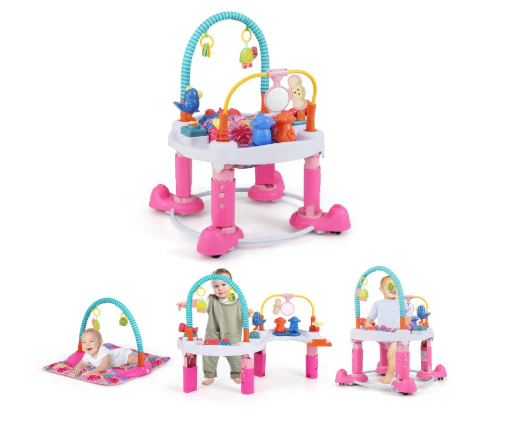 Infans Baby Bouncer Activity Center 5-in-1 , Pink
