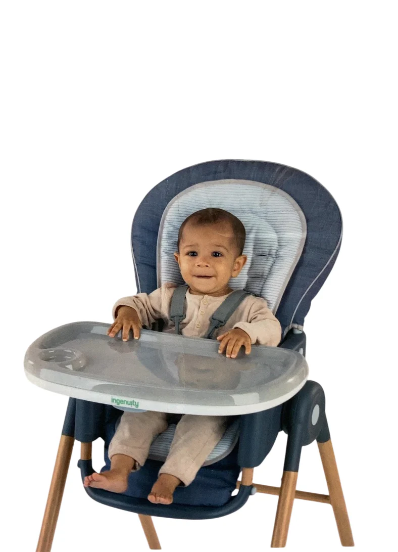 Ingenuity Proper Positioner Deluxe High Chair, Chambray - Image 2