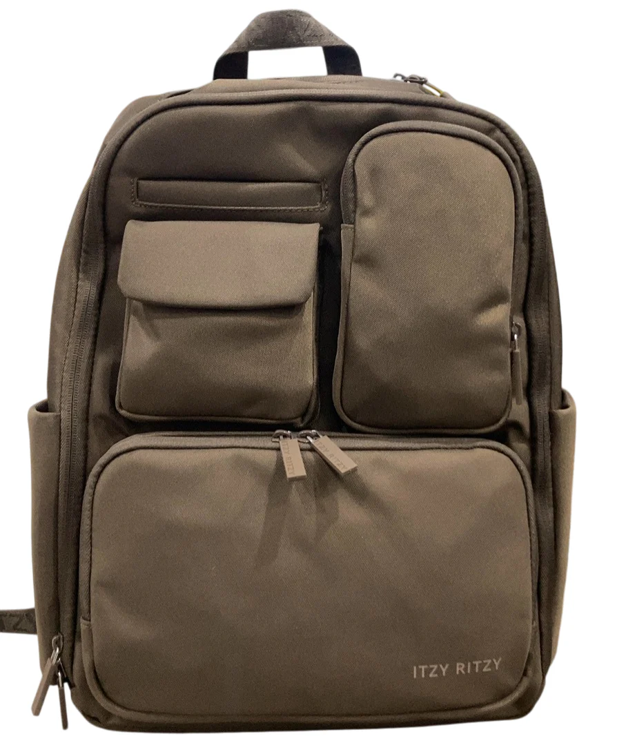Itzy Ritzy Belong Utility Backpack Diaper Bag, Chocolate - Image 2