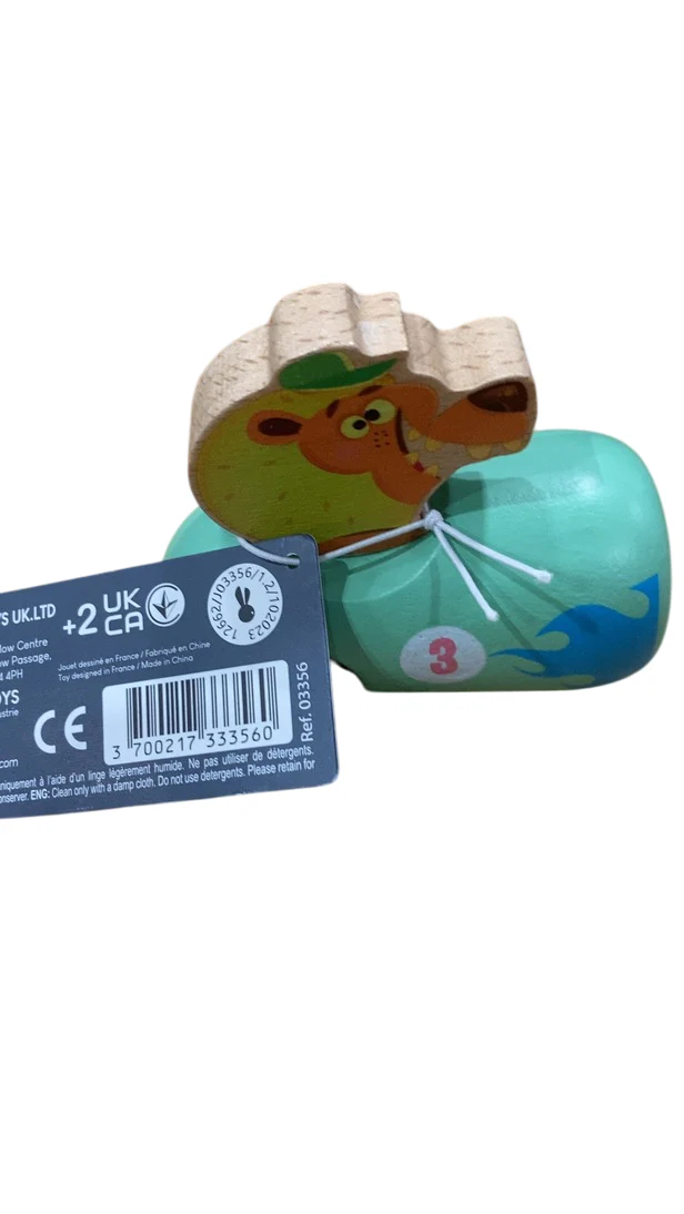 Janod Appelpop Pull-Back Car, Lion - Image 3