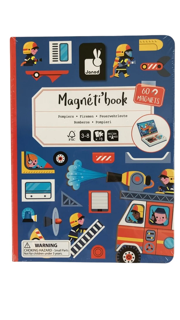 Janod Magneti' Book, Firefighters - Image 3