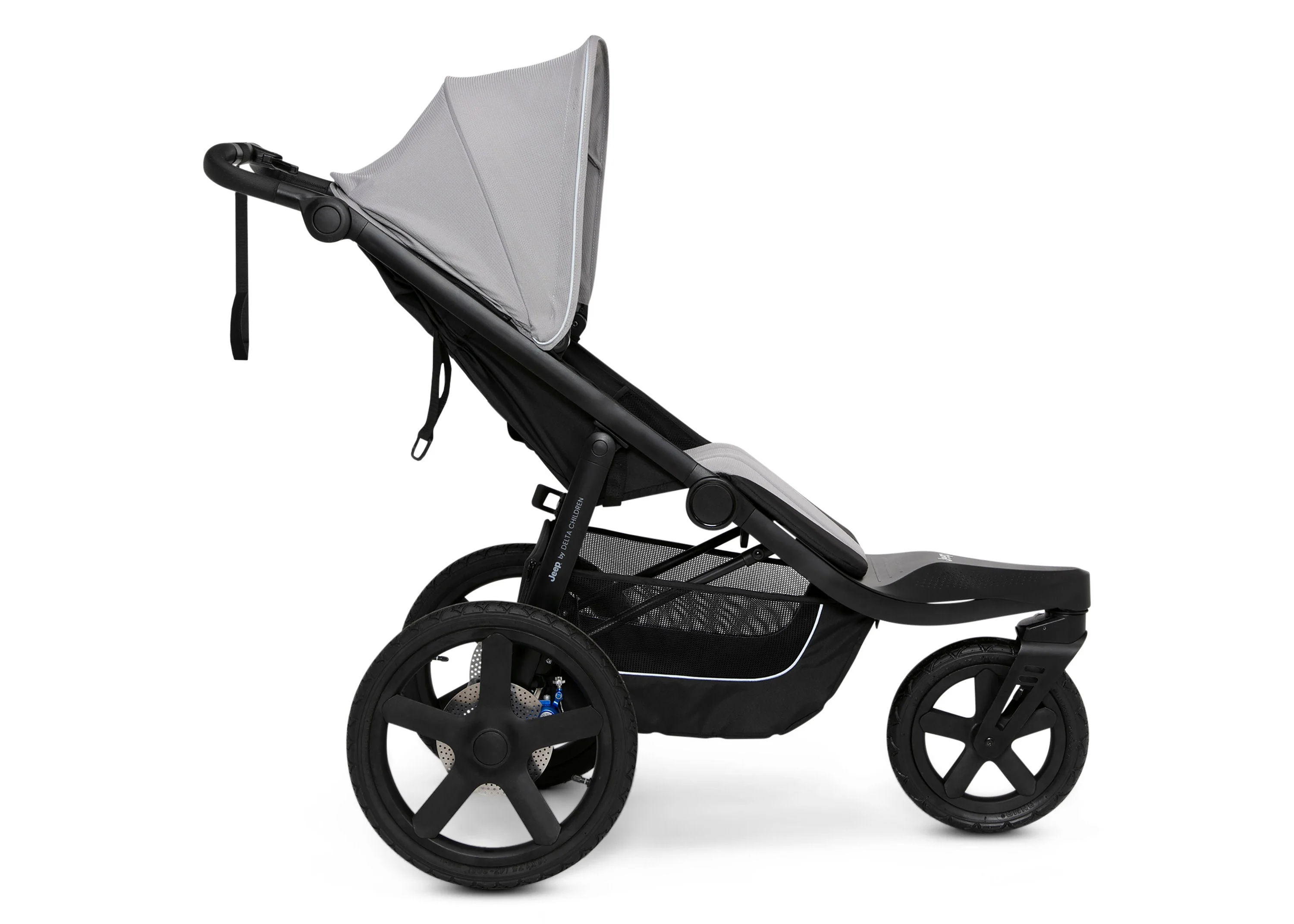 Jeep Powerglyde Pro Jogger Stroller, Soft Grey - Image 6