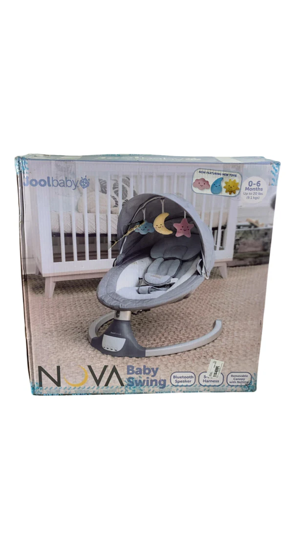 Jool Nova Baby Swing, Gray, Original - Image 7