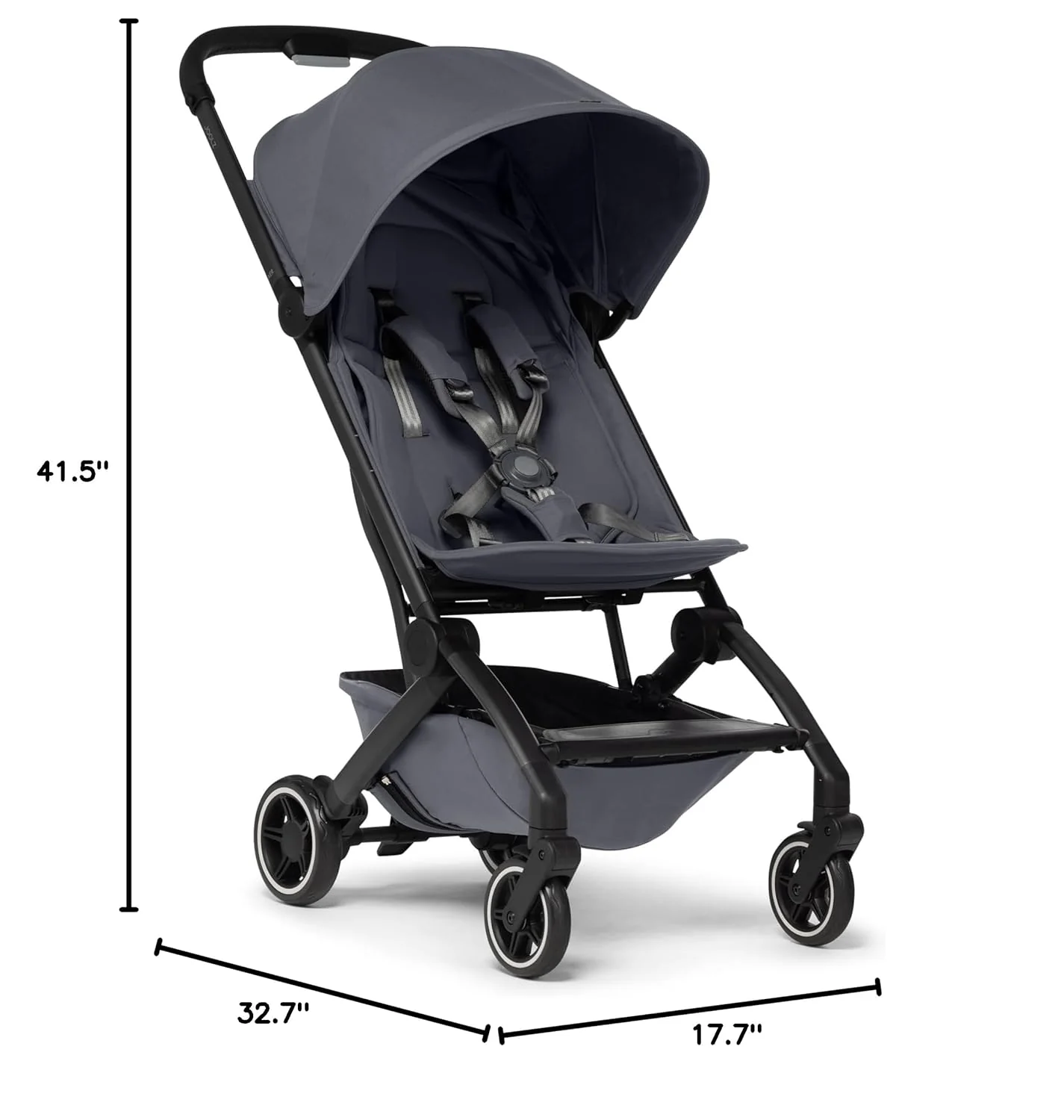 Joolz Aer+ Stroller, 2024, Stone Grey - Image 4