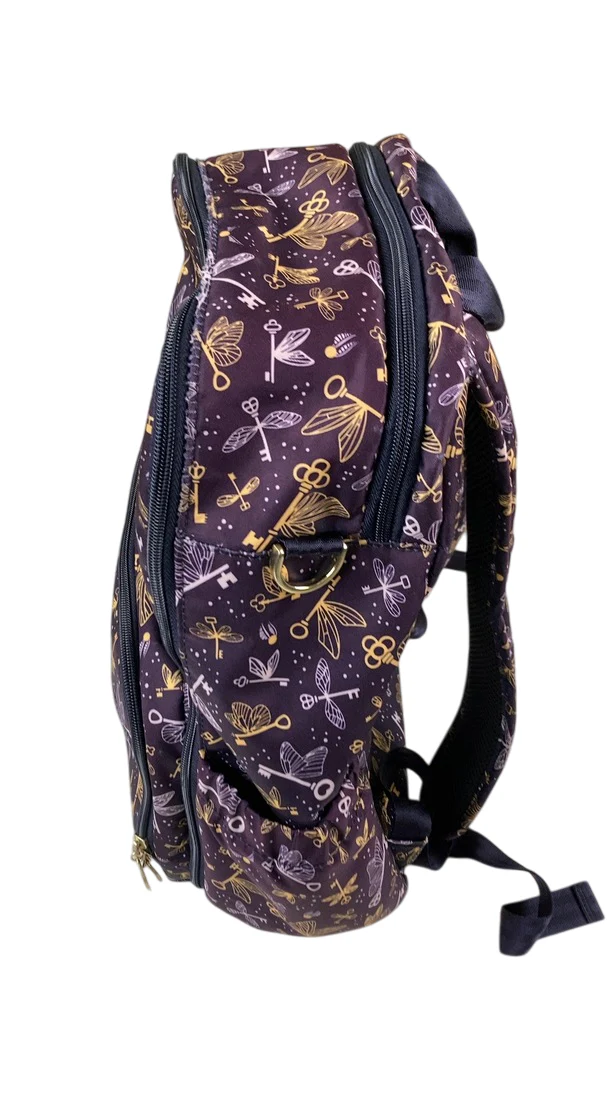 JuJuBe Be Zealous Diaper Bag Backpack, Harry Potter Flying Keys - Image 3