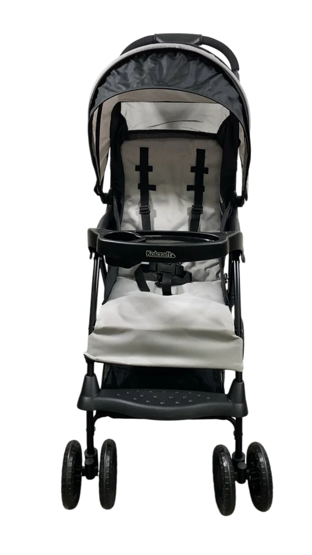 Kolcraft Cloud Plus Lightweight Stroller, 2024, Slate Grey - Image 4