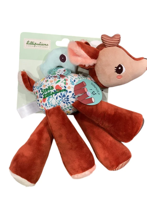 Lilliputiens Multi-sound Plush, Stella the Fawn - Image 2