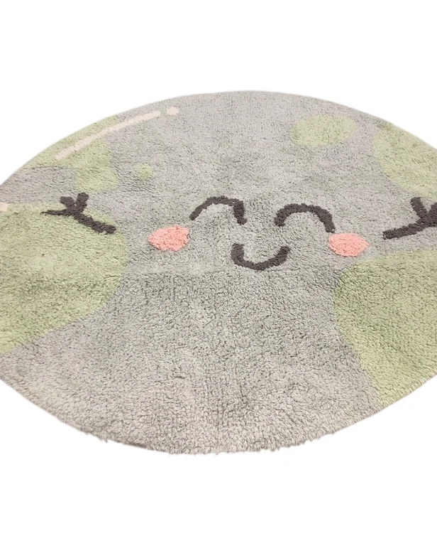 Lorena Canals Washable Round Rug Big Big World, 3'3" - Image 3