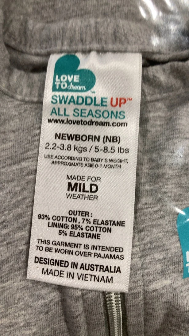 Love To Dream Swaddle UP Original 1.0 Sleep Sack, Newborn, Olive North Star - Image 3
