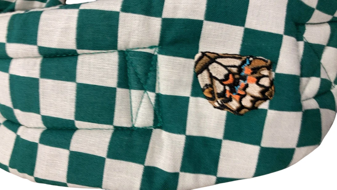 Mabē The Monarch Carrier, Evergreen Check - Image 2