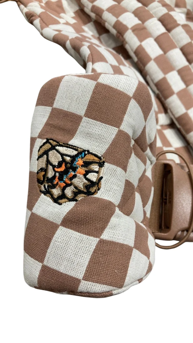 Mabē The Monarch Carrier, Mocha Check - Image 4