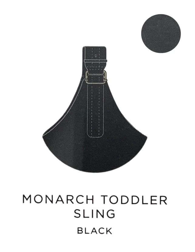 Mabē The Monarch Toddler Sling, Ebony - Image 4