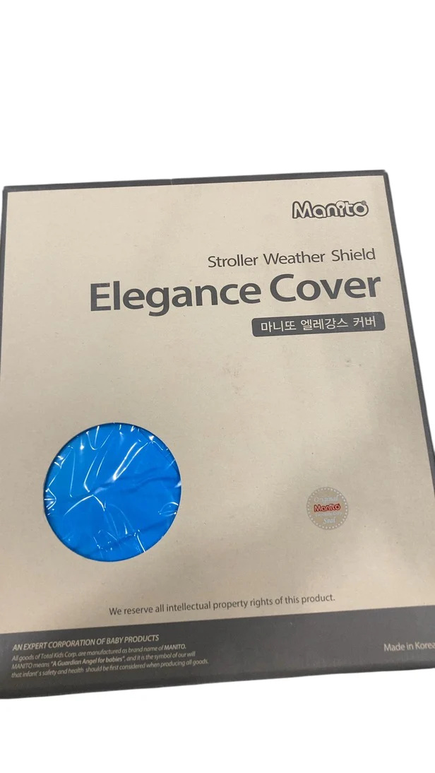 Manito Elegance Alpha Stroller Weather Shield, Blue - Image 3
