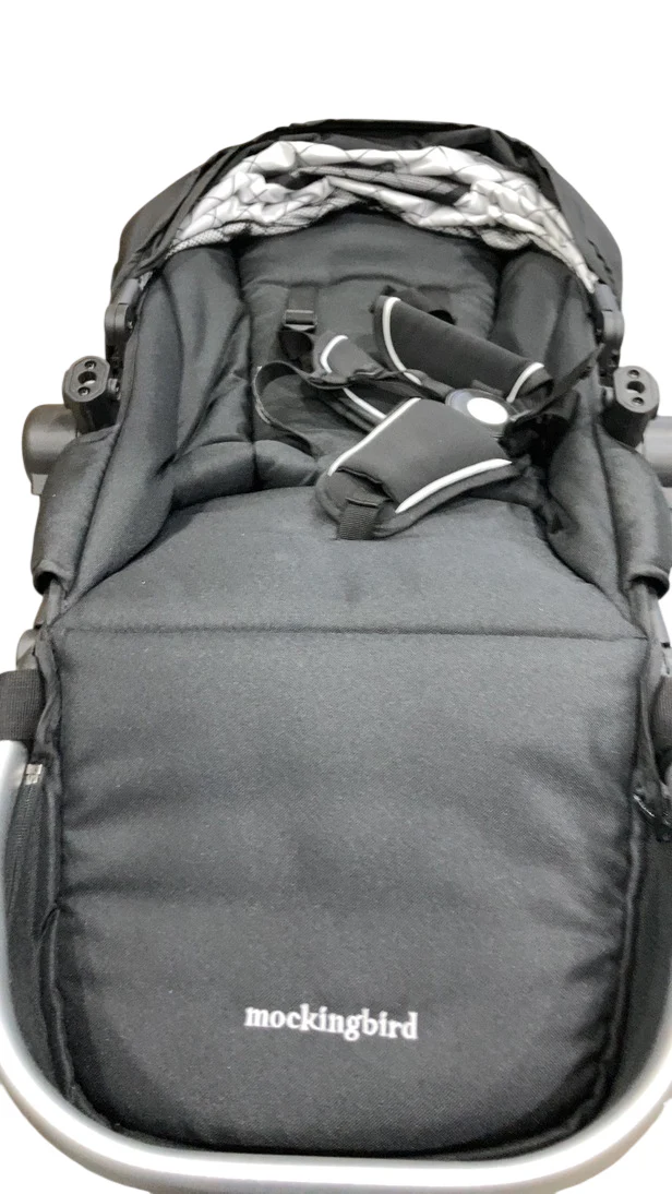 Mockingbird 2nd Seat Kit 2.0, Black, Silver With Penny Leather, Windowpane - Image 2