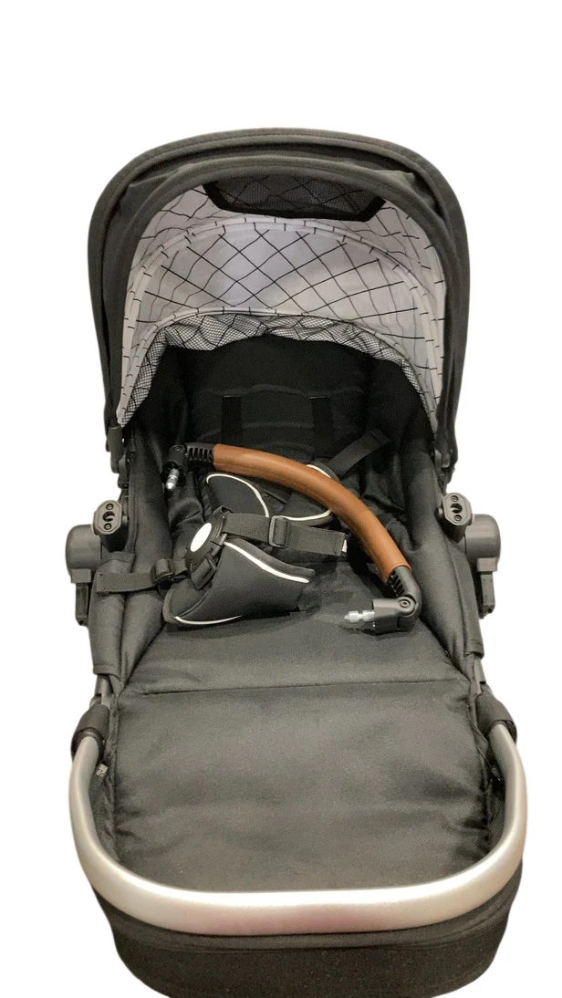 Mockingbird 2nd Seat Kit 2.0, Black, Silver With Penny Leather, Windowpane - Image 2