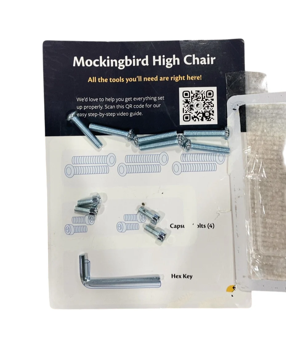 Mockingbird High Chair, Natural Beech, White - Image 7