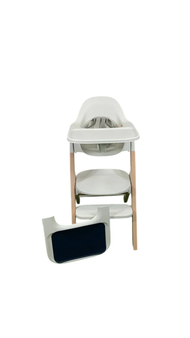 Mockingbird High Chair, Natural Beech, White - Image 8