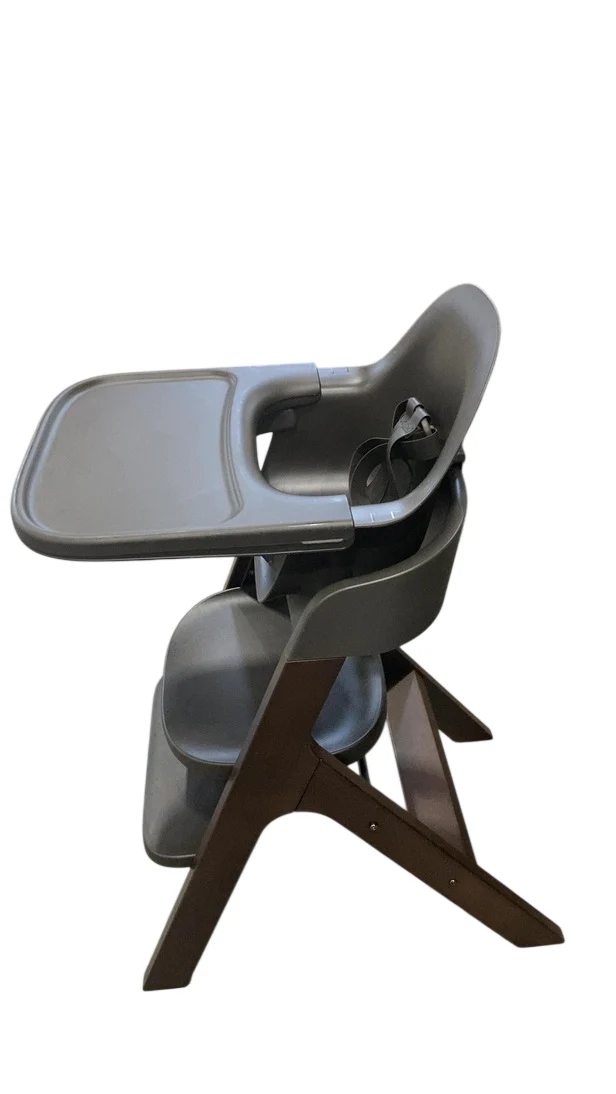 Mockingbird High Chair, Charcoal Black, Espresso Beech - Image 3