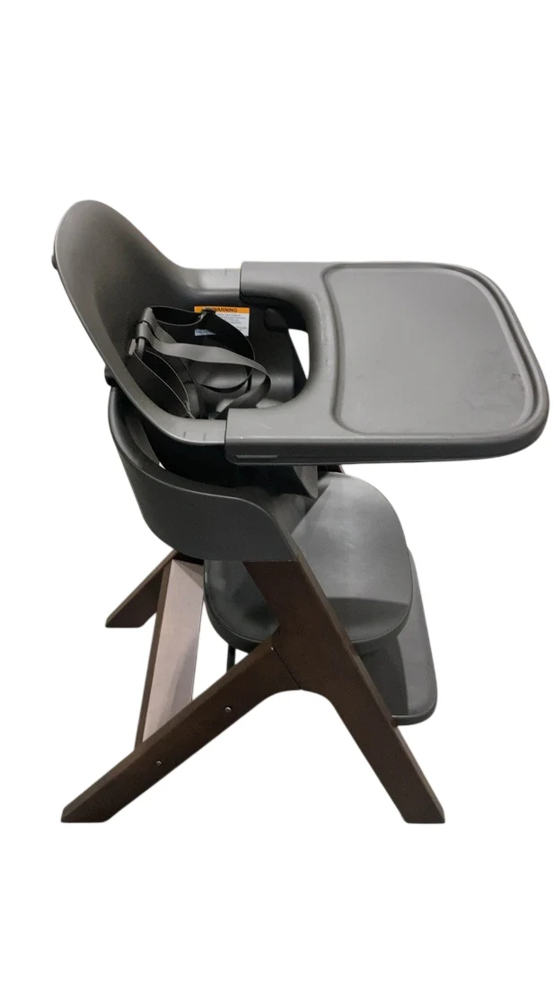 Mockingbird High Chair, Charcoal Black, Espresso Beech - Image 3