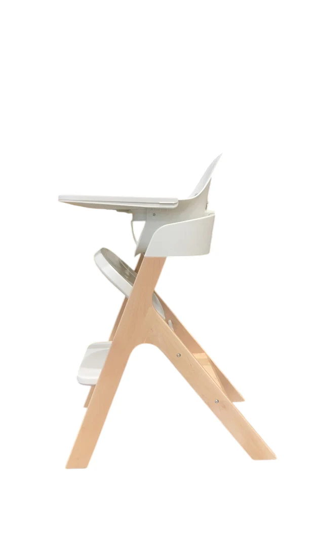 Mockingbird High Chair, Natural Beech, White - Image 3